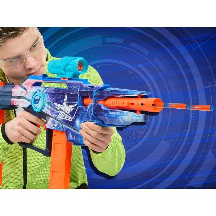 Nerf Loadout Galactic Commander, blaster a fléchettes en mousse motorisé, 3 accessoires et 48 fléchettes Nerf N1, des 8 ans