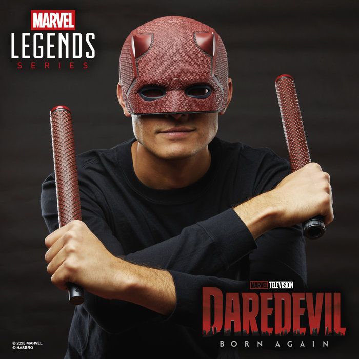 Casque de cosplay premium de Dardevil, Marvel Legends Series, Des 14 ans