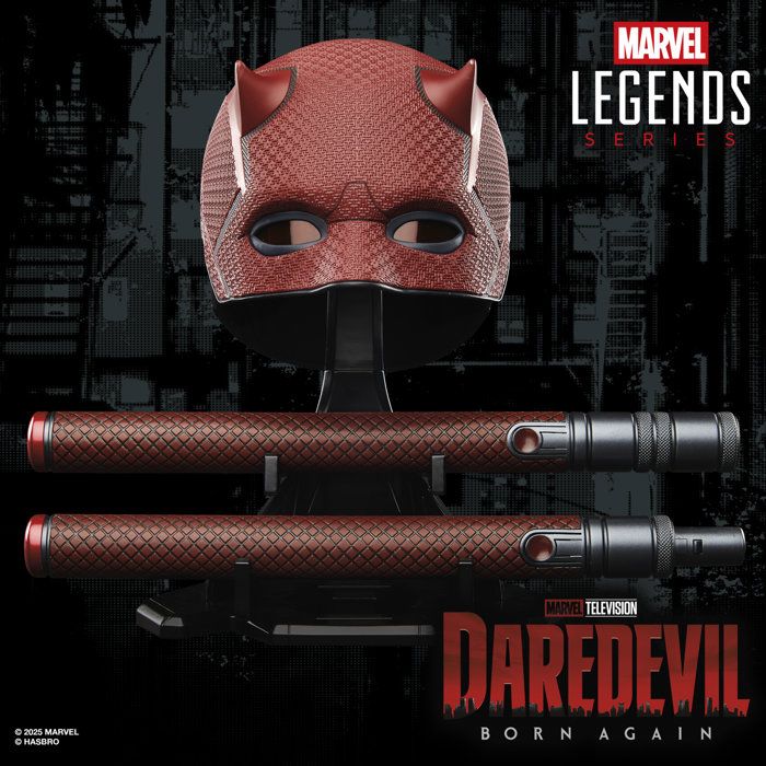 Casque de cosplay premium de Dardevil, Marvel Legends Series, Des 14 ans