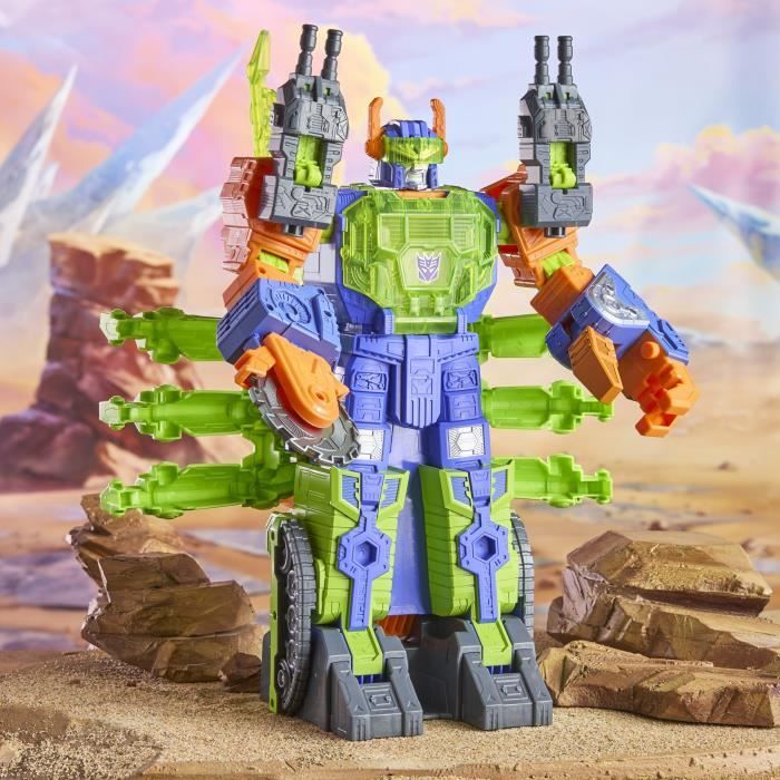 Transformers Scorponok Pack de combat, figurine 51 cm convertible, Transformers CYBERWORLD, des 6 ans