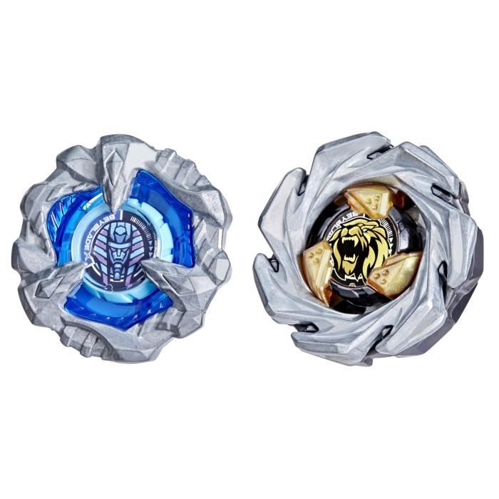 Beyblade X Dual Pack Toupie Cowl Sphinx 1-80GF et Crest Leon 7-60GN, des 8 ans
