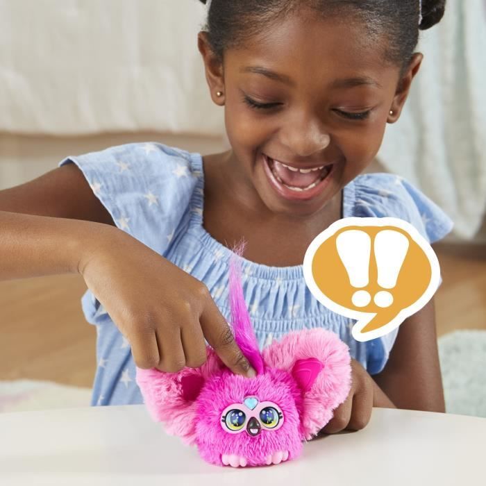 Furby Furblets Flo-Flo, Mini peluche électronique pour filles et garçons, plus de 45 sons, a partir de 6 ans, Hasbro