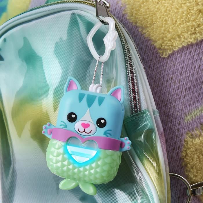 Nano-mals Pawtricia le chaton bleu, compagnon électronique, plus de 70 réactions, jouet de poche interactif pour filles et garçons,