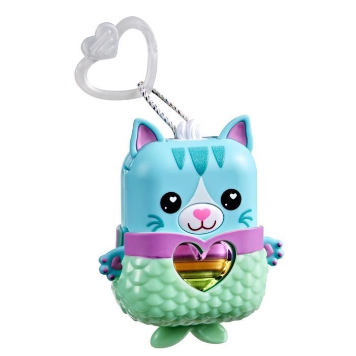 Nano-mals Pawtricia le chaton bleu, compagnon électronique, plus de 70 réactions, jouet de poche interactif pour filles et garçons,