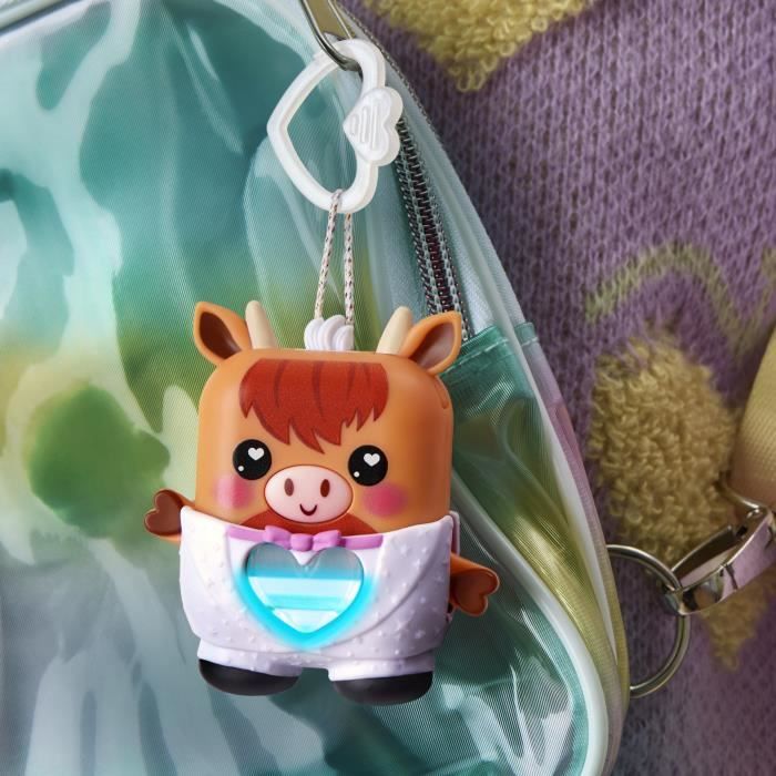 Nano-mals Cowbert la vache des Highlands, compagnon électronique, plus de 70 réactions, pour enfants, des 5 ans