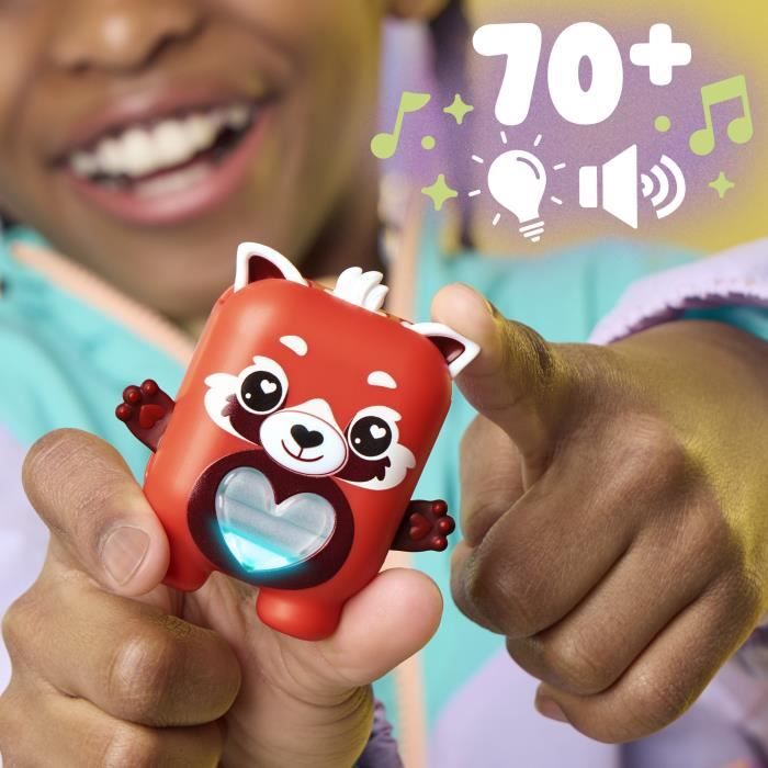 Nano-mals Pamanda le panda roux, compagnon électronique, plus de 70 réactions, pour enfants, des 5 ans
