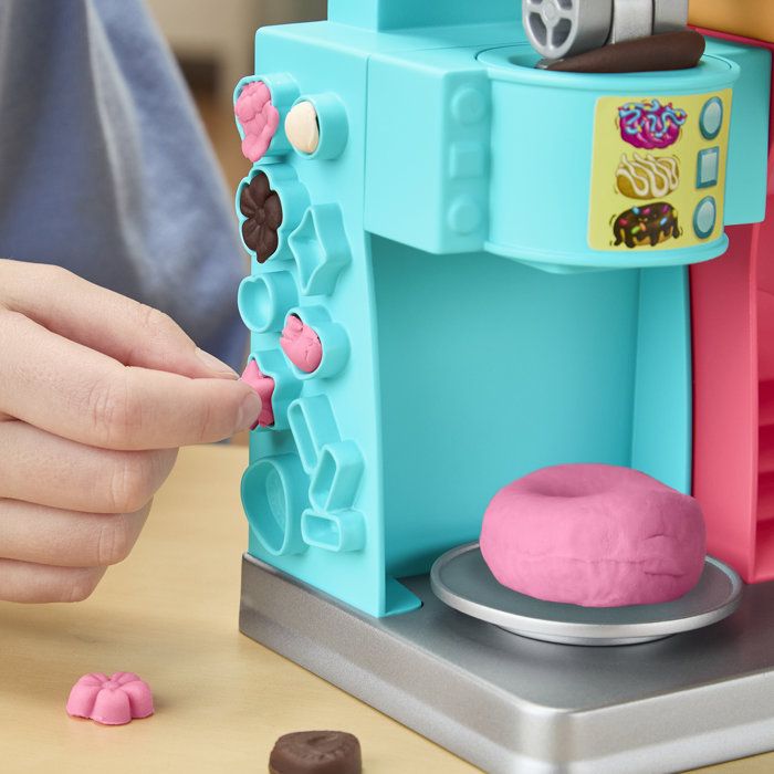 Play-Doh Donut Drop Shop, coffret de pâte a modeler, jouet de nourriture factice, loisirs créatifs pour enfants, des 3 ans