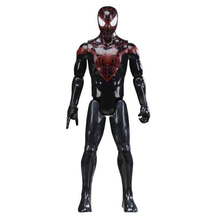 Figurine Miles Morales 30 cm, Titan Series, jouets de super-héros pour enfants, Marvel Spider-Man, des 4 ans