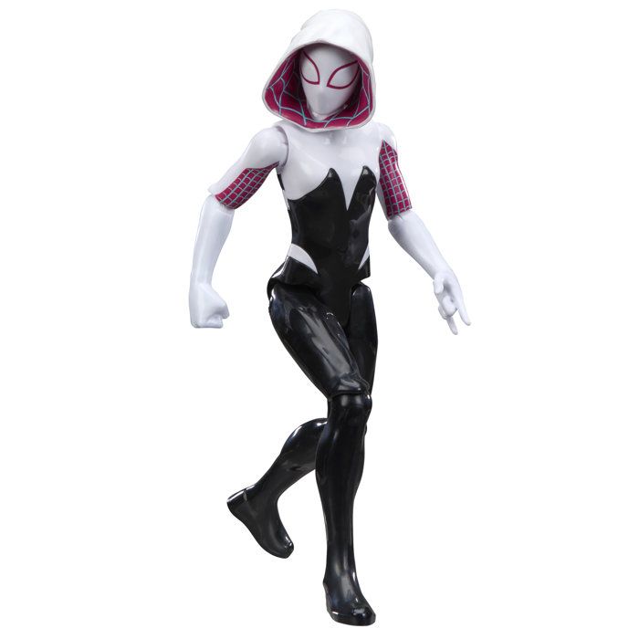 Figurine Ghost-Spider 30 cm Deluxe, Titan Series, jouets de super-héros pour enfants, Marvel Spider-Man, dčs 4 ans
