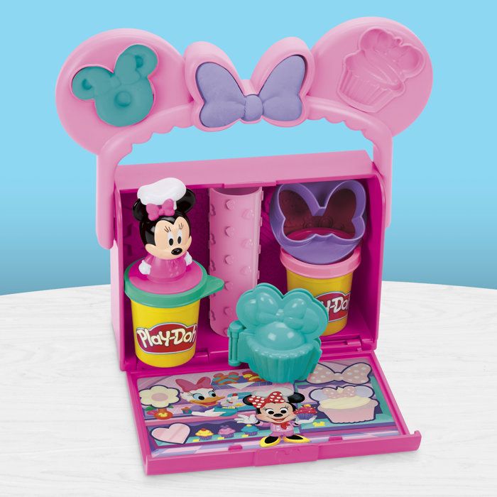 Play-Doh Disney Junior Ma pâtisserie avec Minnie Mouse, pâte a modeler, Loisirs créatifs préscolaires, des 2 ans