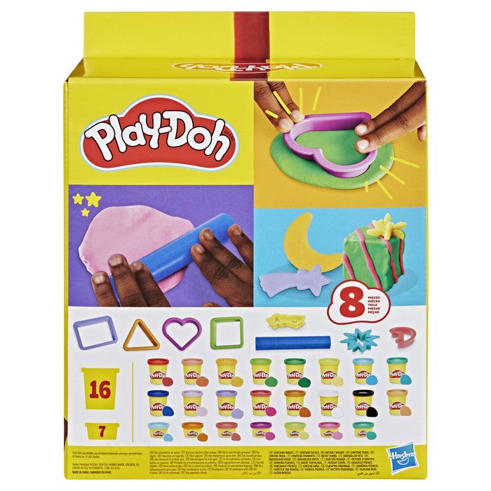 Play-Doh Coffret cadeau, pâte a modeler, 23 pots et 8 accessoires, Loisirs créatifs enfant, Classique, des 3 ans