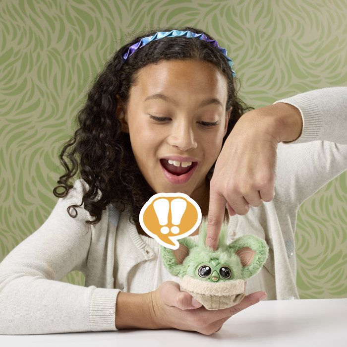 Furby Furblets Grogu STAR WARS™, Mini peluche électronique de collection, plus de 45 sons, a partir de 6 ans, Hasbro