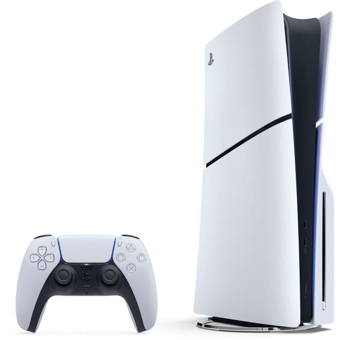 Pack PS5 Standard (avec lecteur CD) : Console PlayStation 5 (Modele Slim) + FC26 (code dans la boite)