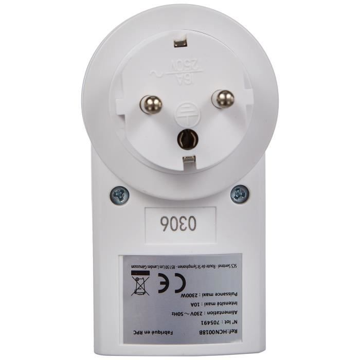 SCS SENTINEL Kit de 5 prises tÈlÈcommandÈes 2300 W