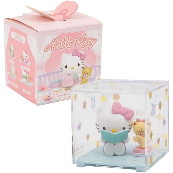 Figurine + accessoires - GPTOYS - HELLO KITTY - HKT38 - Série Sweetheart Playmate - Modele aléatoire - 4,5 cm - Des 3 ans