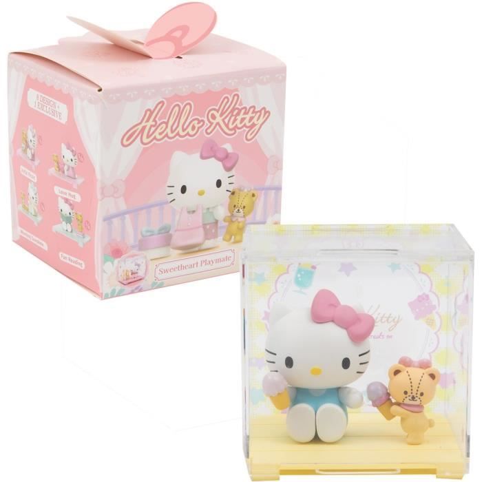 Figurine + accessoires - GPTOYS - HELLO KITTY - HKT38 - Série Sweetheart Playmate - Modele aléatoire - 4,5 cm - Des 3 ans