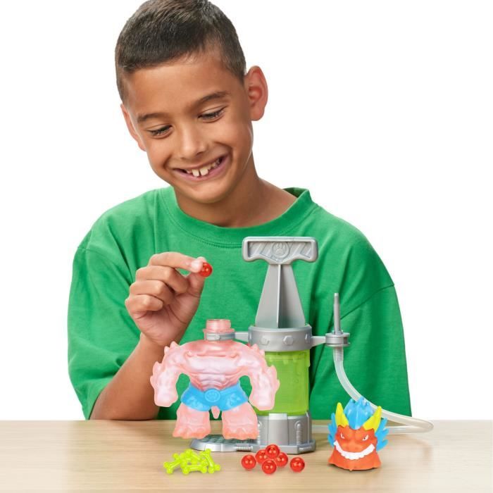 Figurine Hero Creator Blazagon 11cm - HERoeS OF GOO JIT ZU - Kit de création de texture personnalisée