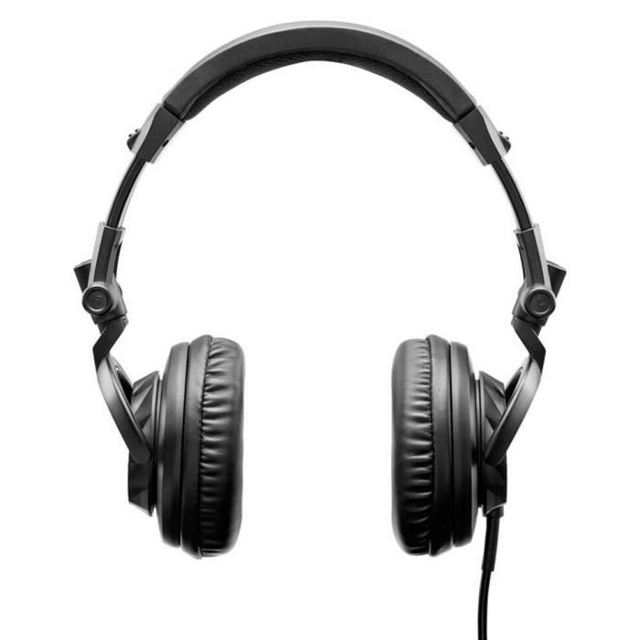 HERCULES HDP DJ45 - Casque DJ a haute performance - Pliable - Ecouteurs pivotants - Câble de 2m - Impédance 60 ohms - Noir