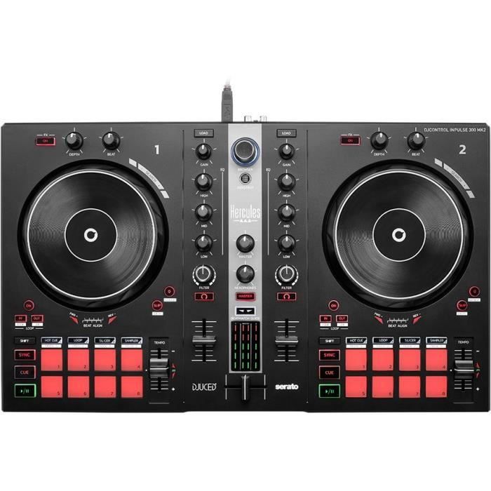 HERCULES DJ ESSENTIALS KIT - DJ Control Inpulse + Enceintes DJ Monitor 32 + Casques HDP DJ60