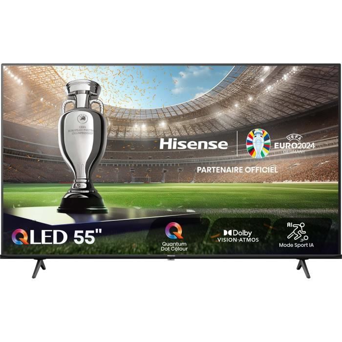 HISENSE 55E7NQ - TV QLED 55'' (139 cm) - 4K UHD 3840x2160 - 60Hz - HDR 10+ - Smart TV - 3 x HDMI