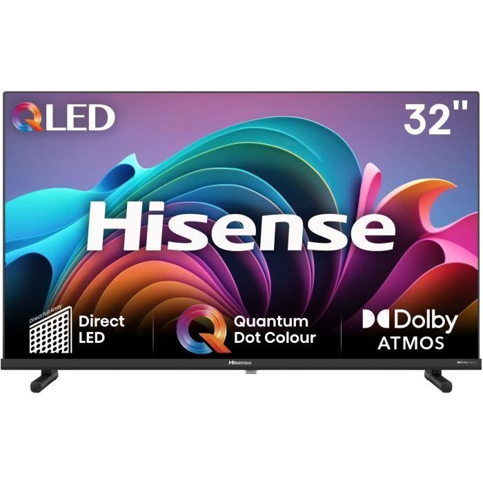 Hisense 32A5NQ - TV QLED 32 (80 cm) - Full HD 1920x1080 - Smart TV - 2xHDMI - WiFi