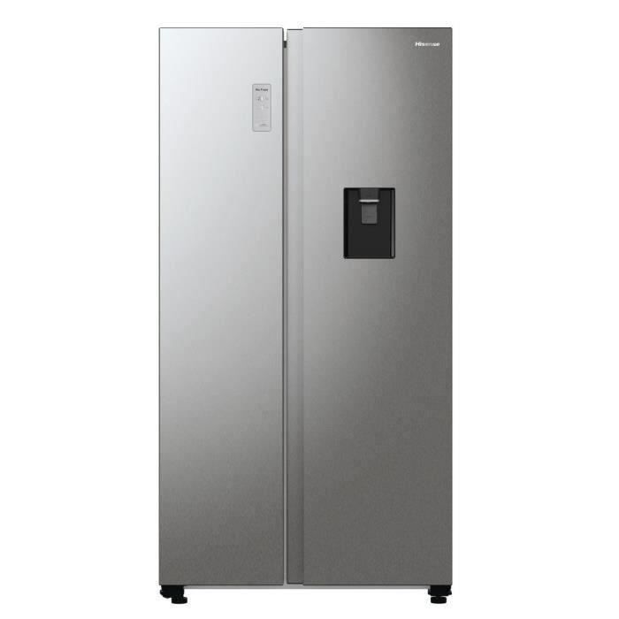 RÈfrigÈrateur amÈricain HISENSE - RS711N4WCE - 2 portes - Classe ÈnergÈtique E - 91 x 64,3 x 178,6 cm - Inox
