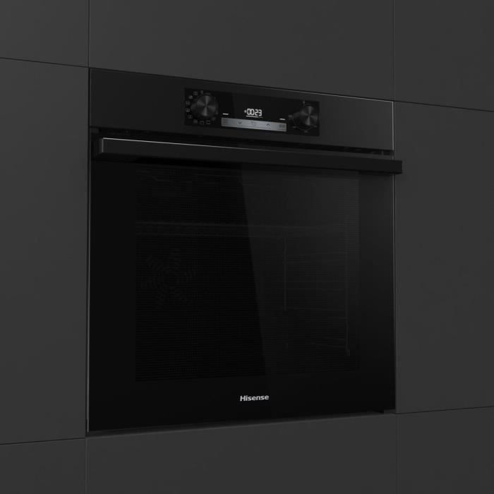 Four encastrable pyrolyse - HISENSE - BI64211EPB - Noir - Multifonctions - 77 L - AirFry - Classe A