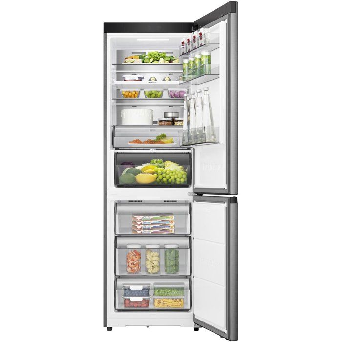 Réfrigérateur Combiné - HISENSE - RB3K330SAIE - 330 L - Classe E - 59,5 x 60 x 185 cm - Inox