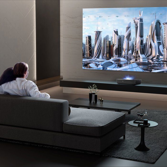 Vidéoprojecteur - HISENSE - PL1 - Laser Cinema - 4K UHD - Ultra Courte Focale - 2100 Lumens - Dolby Vision & Atmos - Smart TV VIDAA