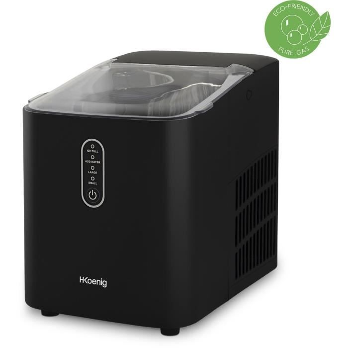 Machine a Glacons - HKoeNIG - KUB12 - 12 kg - 0,9 L - 120 W - Noir