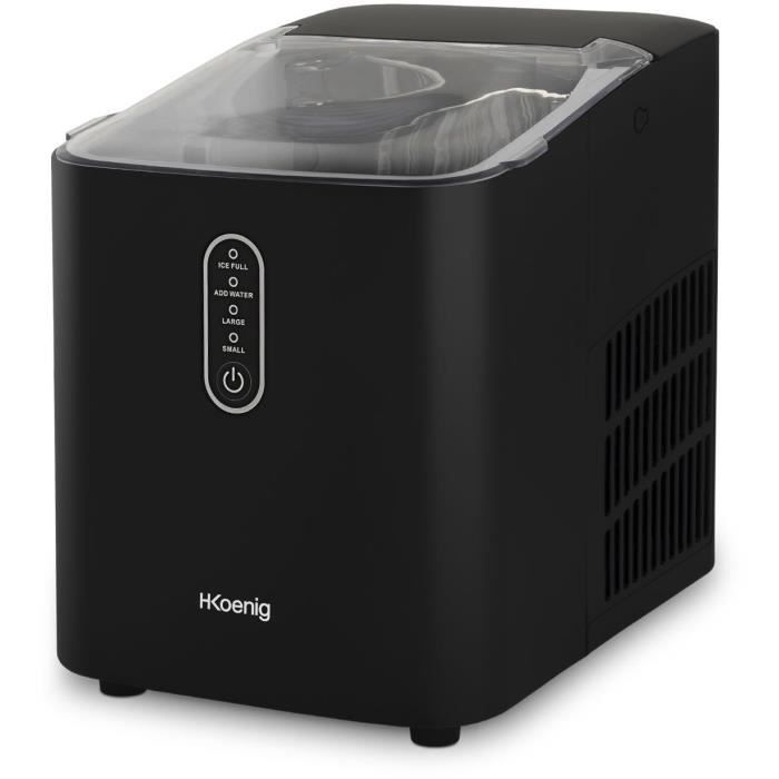 Machine a glaÁon - HKoeNIG - KUB14 - 12 kg - 1L - 120 W - Noir