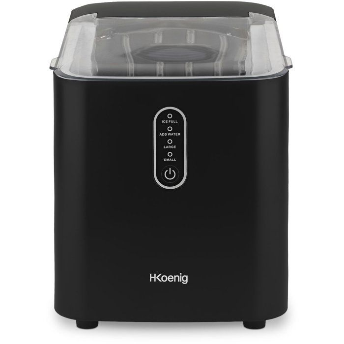 Machine a Glacons - HKoeNIG - KUB12 - 12 kg - 0,9 L - 120 W - Noir