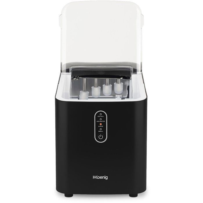 Machine a Glacons - HKoeNIG - KUB12 - 12 kg - 0,9 L - 120 W - Noir
