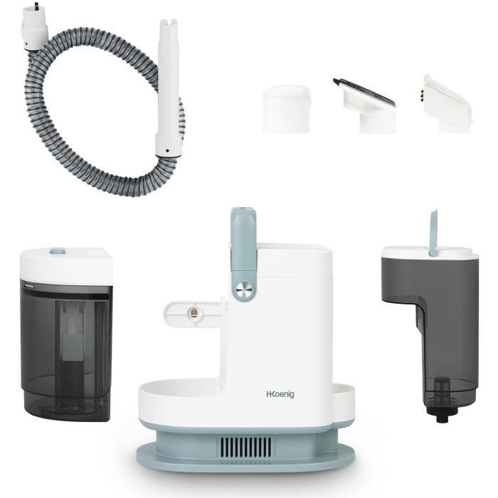 Nettoyeur textile eau chaude et vapeur - H.KoeNIG TWT99 - 1700 W - 2 brosses