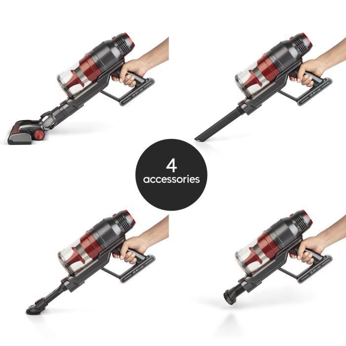 Aspirateur balai sans fil HKoeNIG UPX18 2 en 1 FullPower - 220W - Autonomie 40 min - CapacitÈ 0,8 L