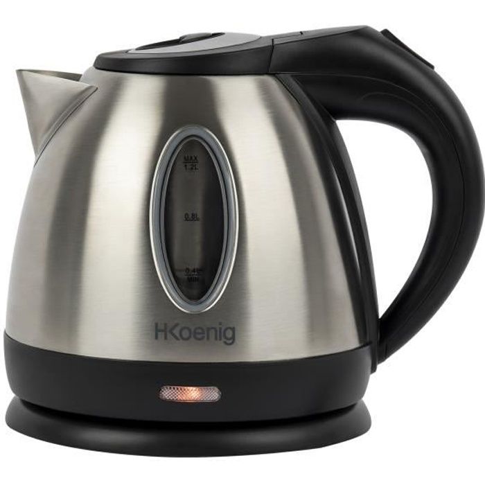 Bouilloire Èlectrique H.KoeNIG BO12 - 1,2 L - Inox