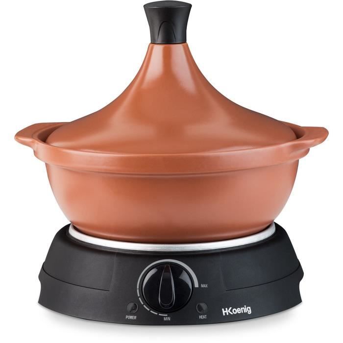 Tajine électrique HKoeNIG - TAJ3 - Capacité 3L - Température réglable - 300W