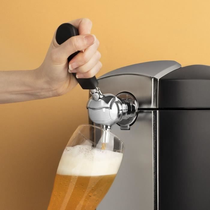 Tireuse a biere HKoeNIG - BW1778 - Capacité 5L - Température réglable 3°C a 6°C - Compatible tous fűts - Inox