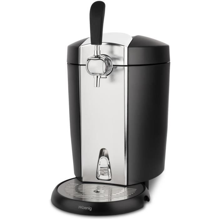 Tireuse a biere HKoeNIG - BW1778 - Capacité 5L - Température réglable 3°C a 6°C - Compatible tous fűts - Inox