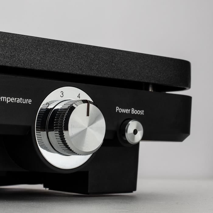 Plancha HKoeNIG - GRX330 - Double Zones 50x25cm - Revetement anti-adhésif - Plaque Amovible - 1800W