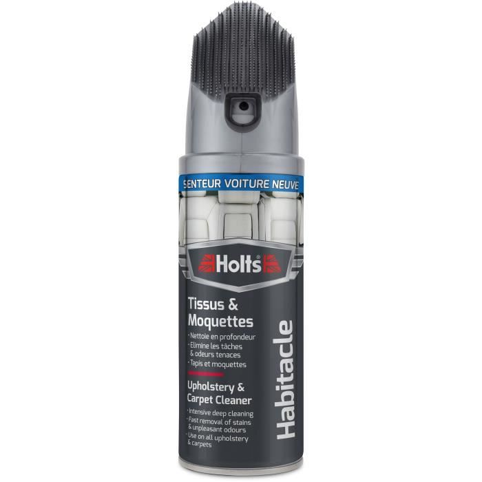 HOLTS Nettoyant tissus & moquettes + brosse senteur voiture neuve - 400 ml