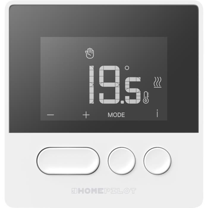 Thermostat connecté Pure avec récepteur - HOME PILOT - Chauffage connecté | Economies d'énergie