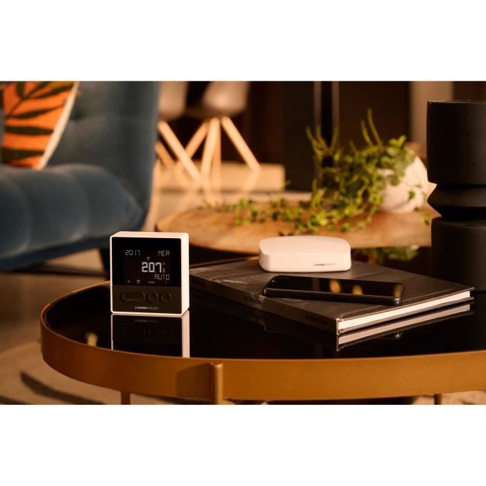 Thermostat connecté Classic avec récepteur - HOME PILOT - Chauffage connecté - Programmation | Economies d'énergie