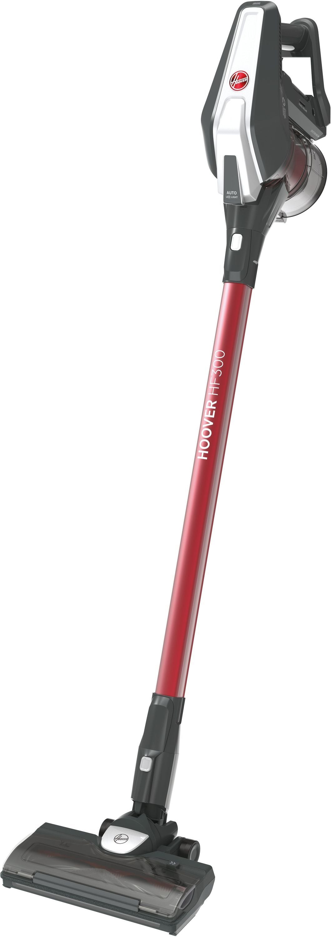 Aspirateur balai sans fil - HOOVER HF322TH - Puissance 22 V - Autonomie 40 min - Réservoir 0,7 L - Noir/Rouge