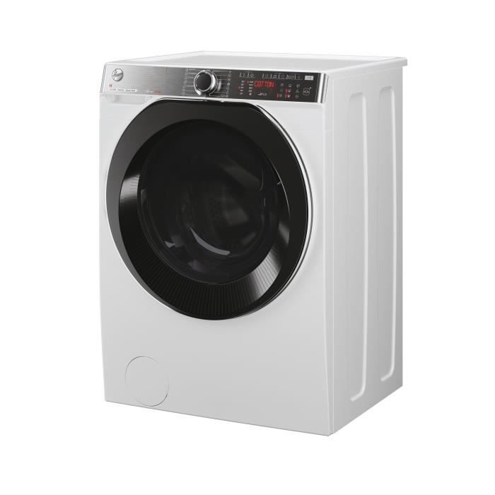 Lave-linge hublot HOOVER H-WASH 550 H5WPB49AMBC8/1-S - 9 kg - Induction - 1400 trs/min - Classe A - Connecté - Vapeur - Blanc