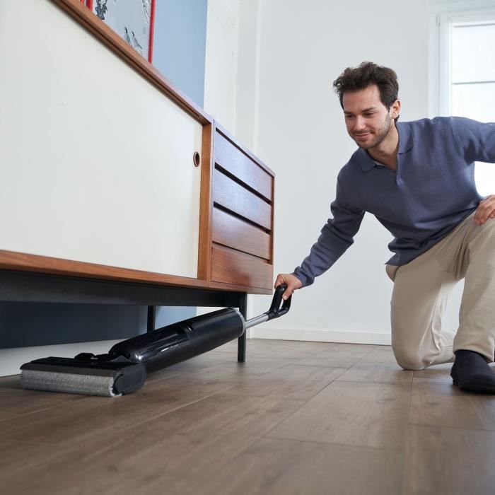 HOOVER HW300 - Aspirateur Laveur de Sols - 16 000Pa - Autonomie 40min - Tech.Anti-Twist Anti-emmelement - Auto-Nettoyage