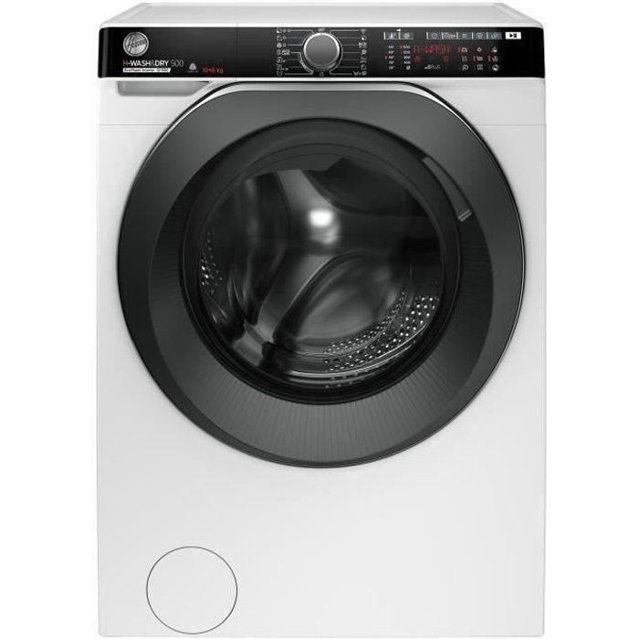 Lave-linge sÈchant HOOVER HDP5106AMBC/1-S H-Wash&Dry500 - 10 /6 kg - Induction - 1500 trs/min - Vapeur - ConnectÈ - Blanc