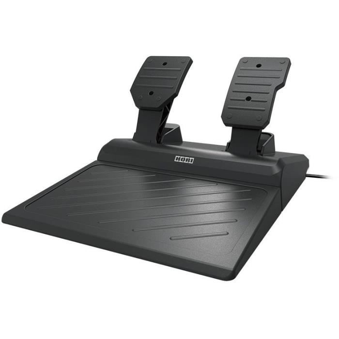 Volant de course - HORI - Overdrive - Pédales incluses - Compatible PC et Xbox - Noir