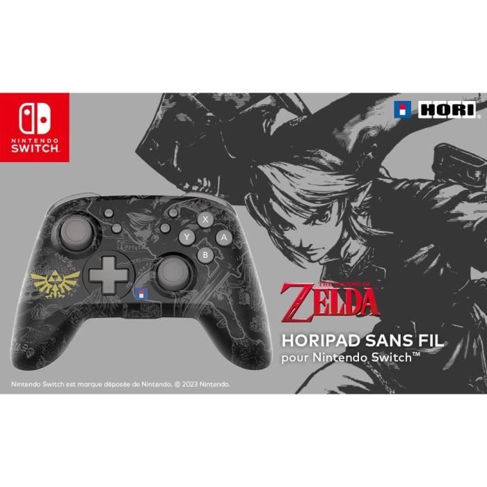 Manette de jeu - HORI - Zelda - Sans fil - Multicolore - Autonomie 15h