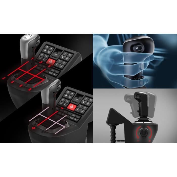 Volant avec boîte de vitesses et pédales - HORI - PC - Inclus Truck Simulator 2 et American Truck Simulator